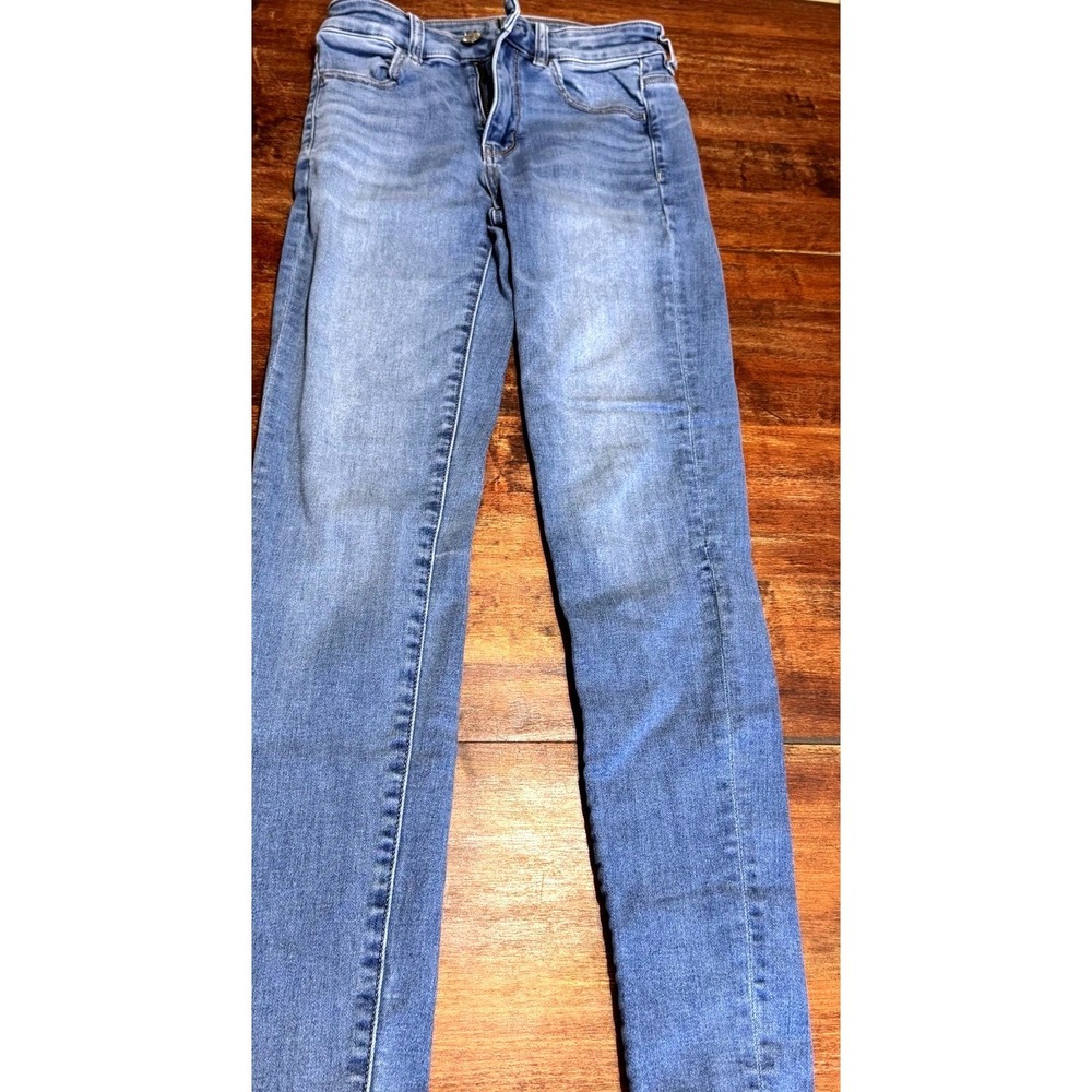 American Eagle Jeans Womens 2 Regular Super High Rise Jegging Next Level Stretch